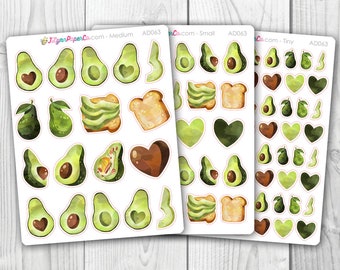 Avocado Deco Stickers | AD063