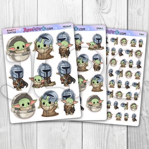 Bounty Hunter Character Stickers