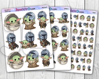 Bounty Hunter Character Stickers