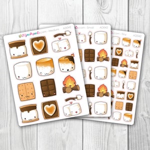 Kawaii Smore Stickers | AD042