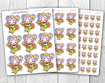 Starshine Eating Sandwiches Character Stickers | SS045