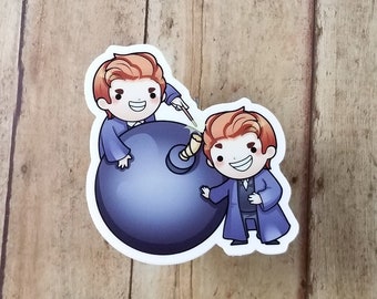 Wizard Twins Vinyl Sticker Decal