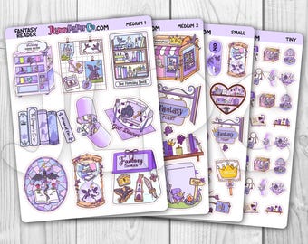Fantasy Book Reader Stickers