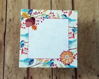 Autumn Fall Sticky Note Pad