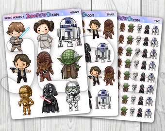 Space Heroes (Set 1) Stickers