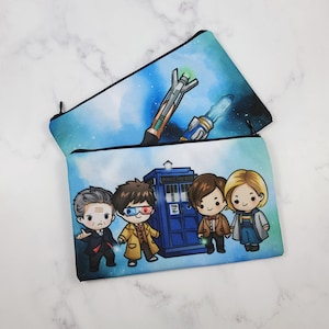 Doctor Accessory Pouch | Pencil Bag | Zipper Bag | Makeup Bag | Fandom