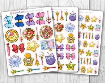 Sailor Moon Objects Stickers