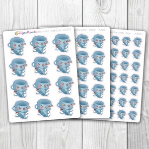 Kawaii Tornado Weather Stickers | AA011