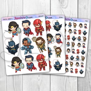 Super Hero 3 Stickers