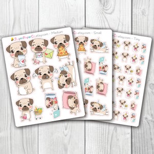 Pug Stickers