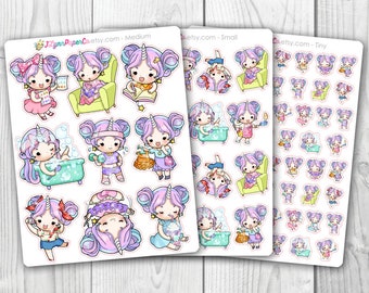 Starshine Variety Unicorn Planner Girl Stickers