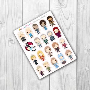 GoT Character Stickers image 6