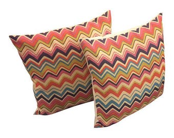 Missoni Style Pillow Etsy