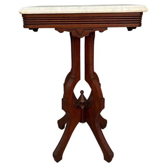Marble & mahogany wood  traditional table