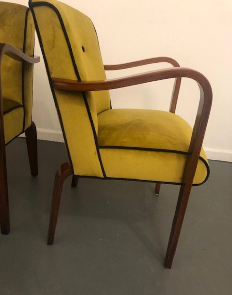 Mid Century Thonet Co Restored Bentwood Chairs A Pair Etsy