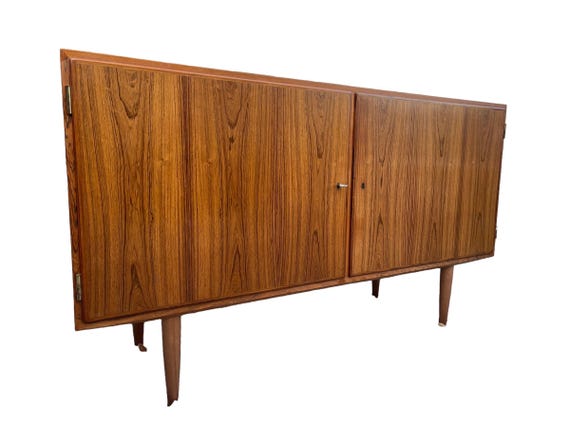 Mid Century Danish Rosewood credenza from Hundevad  1960's