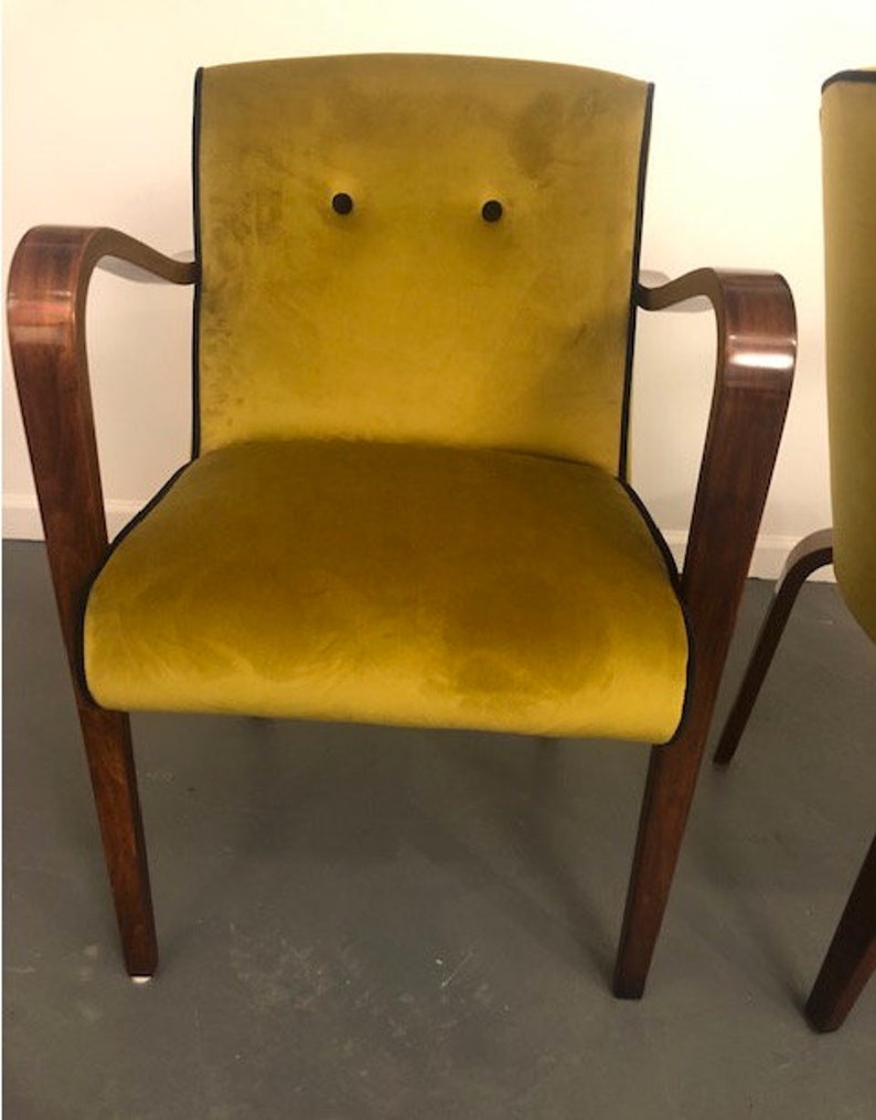 Mid Century Thonet Co Restored Bentwood Chairs A Pair Etsy