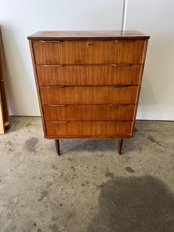 Mid-Century Danish Teak Dresser 1960's