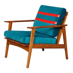 Mid Century Danish Modern Lounge Chair in Teak