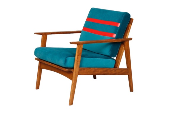 Mid Century Danish Modern Lounge Chair in Teak