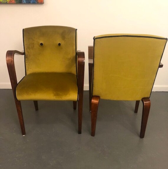 Mid Century Thonet Co Restored Bentwood Chairs A Pair Etsy
