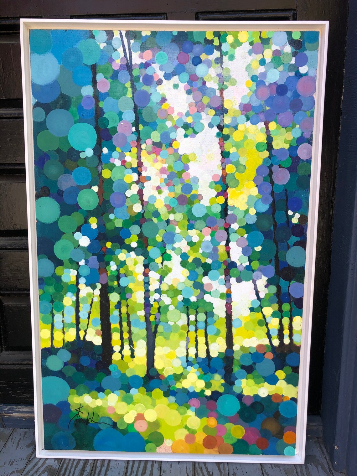 Contemporary Acrylic on Board Painting by Kevin Conklin Etsy New Zealand