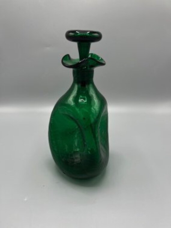 Blanko Vase GreenCrackle
