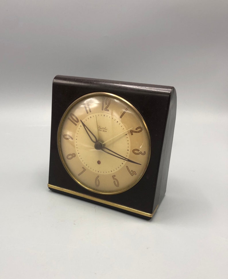 Art Deco electric desk clock