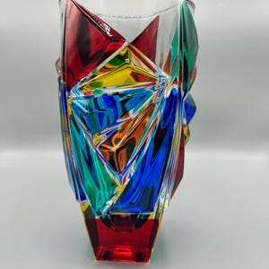 Murano Style Multi Color Vase by Zecchin