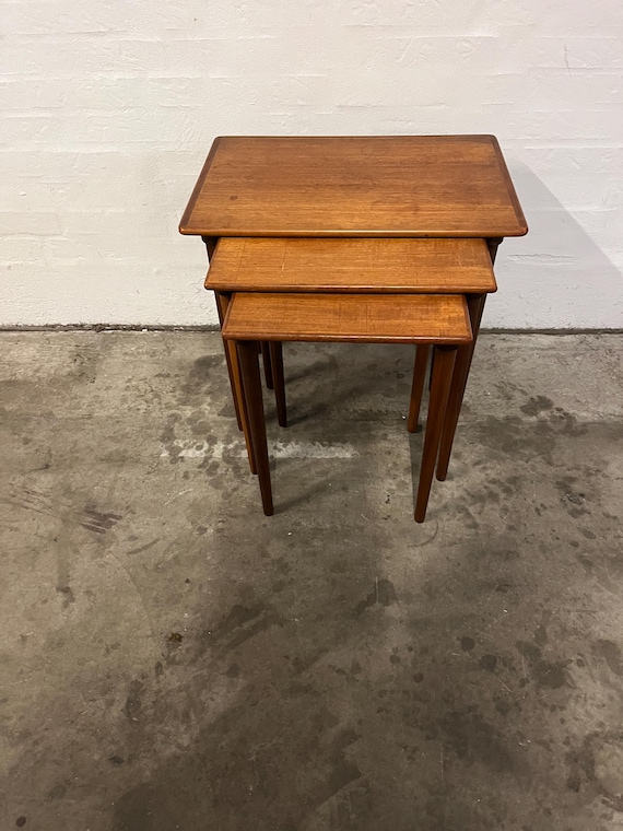 Mid-Century Teak Nesting tables