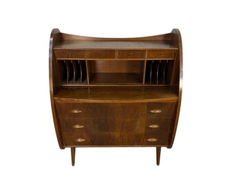Mid Century Danish Modern Secretary with pull-out desk and (3)drawers