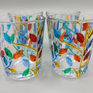 Enchanted, MURANO Italian Crystal Shot Glasses- SET OF 4!