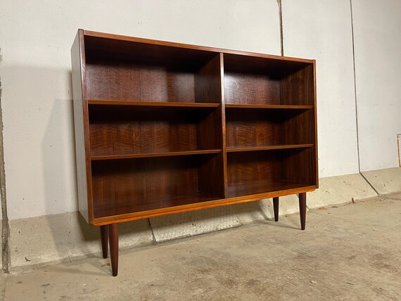 Mid Century Aage Hundevad bookcase in Rosewood