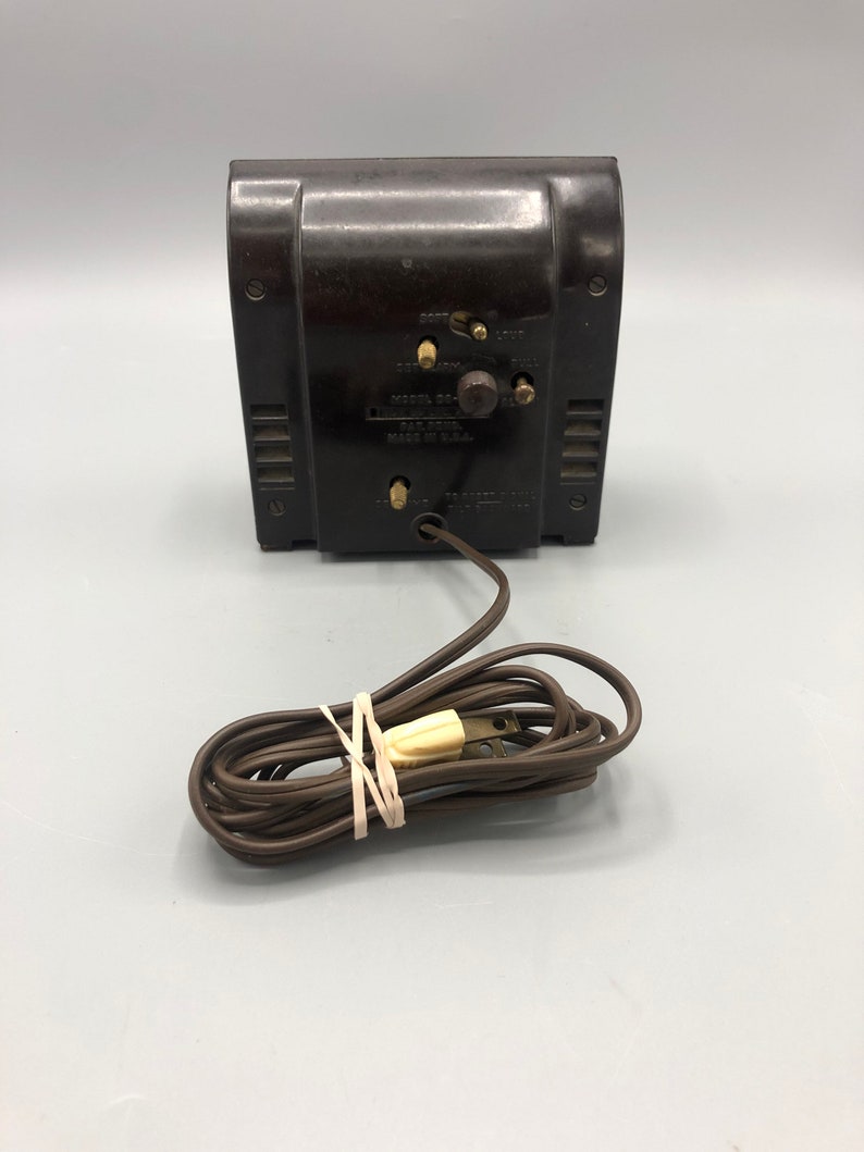 Art Deco electric desk clock