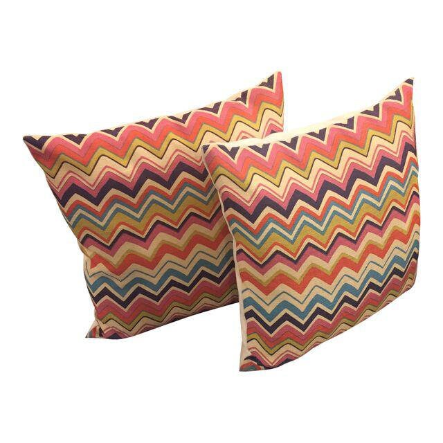 missoni style pillows