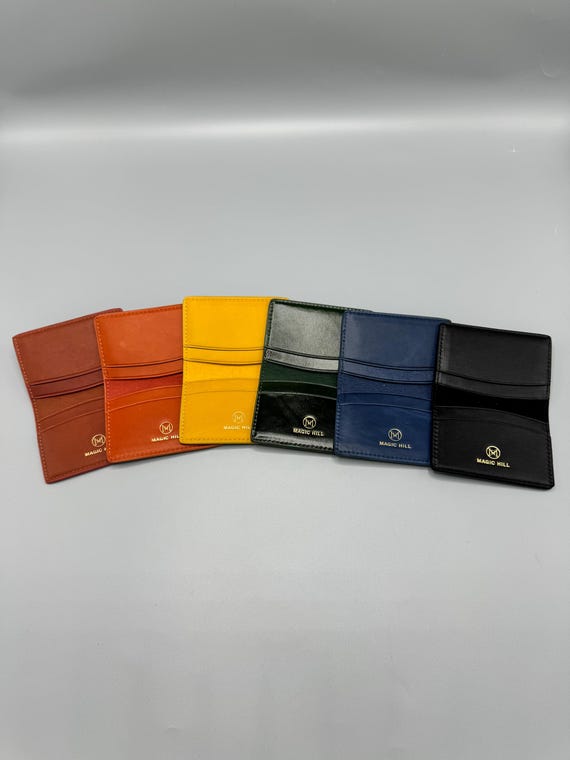 Genuine leather wallet - brown (smaller size)