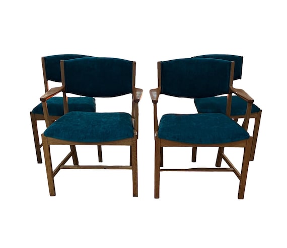 Mid-Century Modern 4 dinning chairs from Sorø 1960's