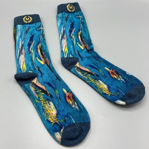 Bruce Mishell&#39;s &quot;The Birds&quot; Casual Sock 100% cotton perfect for the summer or winter. Feels great on the skin.