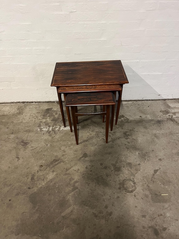 Mid-Century Rosewood Nesting tables