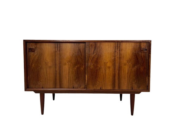 Rosewood Credenza with sliding doors