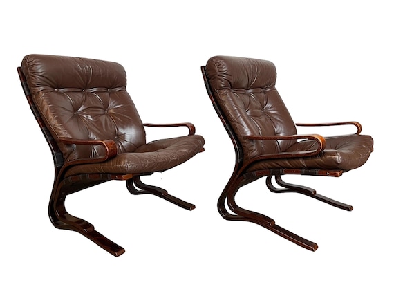 Mid-CenturyDanish Elsa Nordahl Solheim lounges (pair)