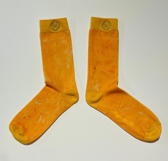 Casual Dressy Sock 100% cotton perfect for the summer or winte with Bruce Mishell Art work.  Feels great on the skin.