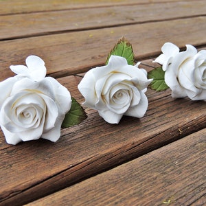 Hairpins with roses , decorative Hairpins , Hairpins with roses , Hair Accessory , Accessories bride, Handmade Hairpins image 10