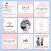 Social Media Templates Pack, Summer Instagram Templates, Post Templates, Facebook Templates, Photoshop Social Media Template, Sale Templates