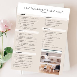 Luxury Real Estate Photography Checklist, Luxury Real Estate Marketing, Real Estate Photography Checklist, Real Estate Staging Checklist