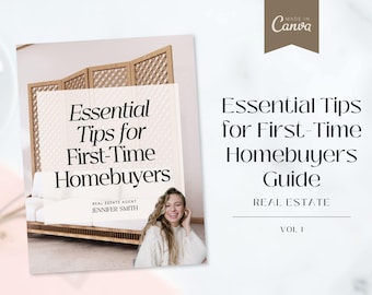 First-Time Homebuyers Guide | Real Estate Agent Canva Template