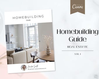 Homebuilding Guide Template | Real Estate New Construction (Digital Download)