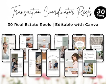 Transaction Coordinator Real Estate Instagram Reels | Real Estate Marketing | Real Estate Transaction Coordinator Template | Instagram Video