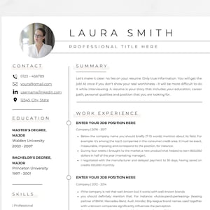 Minimal Resume Template, Canva Resume Template, Real Estate Resume, Lawyer Resume, Professional Resume Template, Teacher Resume