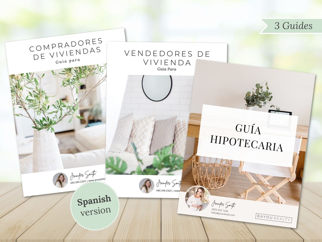 Spanish Real Estate Guide Bundle, Bilingual Spanish Realtor Guide, Real ...